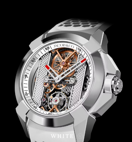 Fake Jacob & Co epic x bridges WHITE EX120.10.AE.AA.A watch